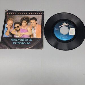 Miami Sound Machine, Falling In Love (Uh-Oh) / Primitive Love 7" 45rpm, Vinyl